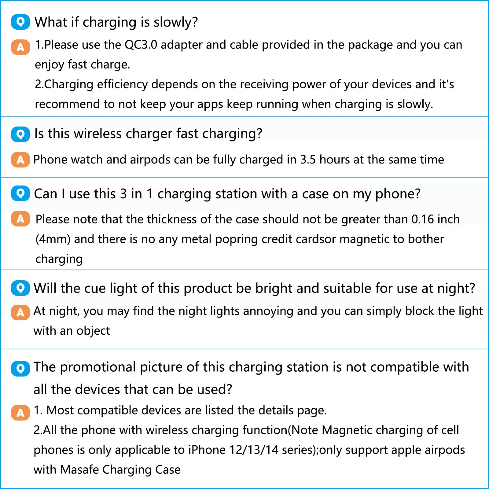 Wireless Charger for Iphone,3 in 1 Wireless Charging Station for Iphone 17 16 15 14 13 12 11 Pro Max plus XS XR X 8,For Iwatch 9 8 7 6 5 4 3 2 Se,For Airpods 3 2 Pro,Blue,No Adapter